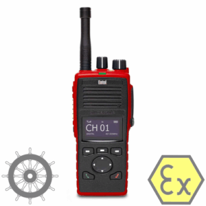 Entel DT885FF Maritieme UHF Fire Fighter portofoon, IIB ATEX & MED MED 05.20 (Wheel Mark) gekeurd