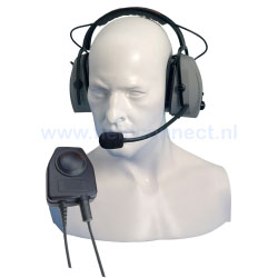 Entel CHP950D geluidbeschermende headset met hoofdbeugel