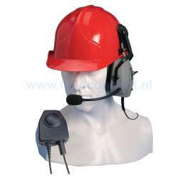 Entel CHP950HS geluidbeschermende headset helmbevestiging, enkelvoudig