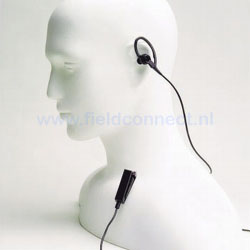 Motorola MDPMLN4418 2 wire earbud with microphone and PTT combined